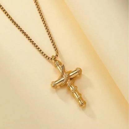 Spice Stasher Necklace Cross For Him