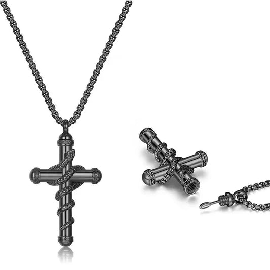 Spice Stasher Necklace Cross For Him